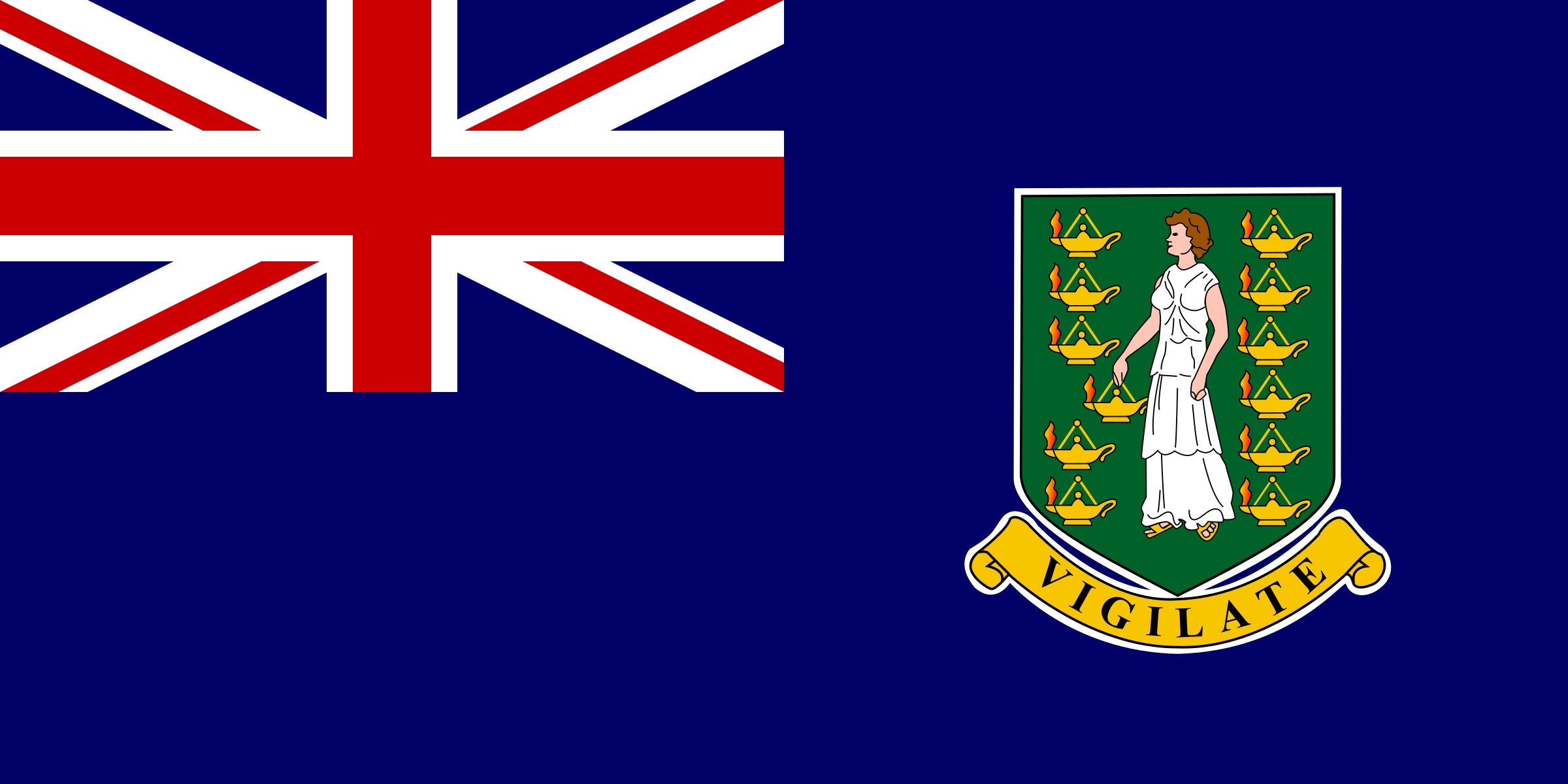 flag British Virgin ostrova